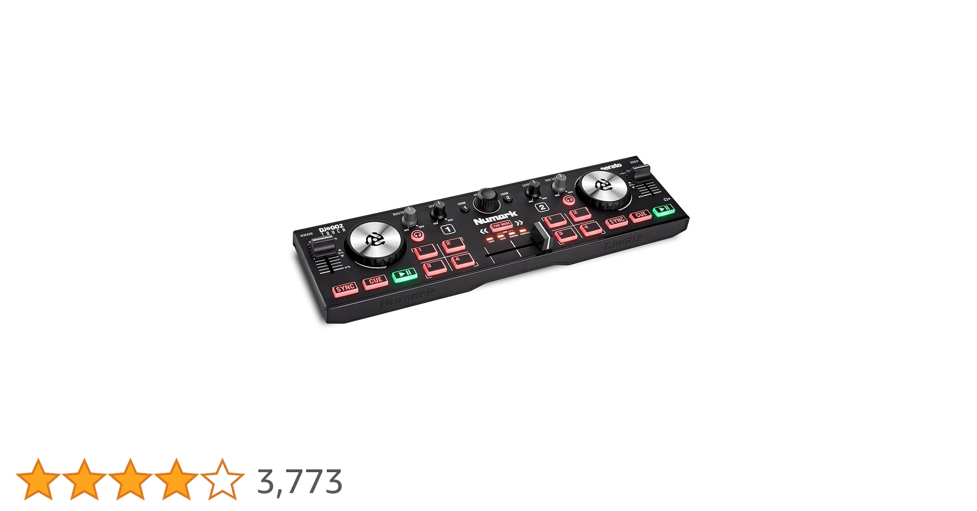 その他 Numark DJ2GO2touch Amazon.com: Numark DJ2GO2 Touch Bundle – Compact 2 Deck USB